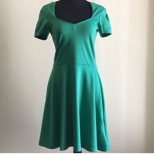 Rock Steady green skater dress